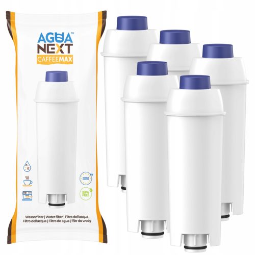  Agua Next CaffeeMax Wasserfilter für Delonghi Kaffeemaschine, 5 Stk.