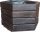  DreFko Blumentopf 40 cm x 34 x 26 cm Durchmesser 40 cm Palisanderholz