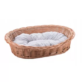  Wicker World Hundekorb, Brauntöne, 66 cm x 47 cm