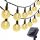  GIRLANDE SOLAR GARTENLAMPEN 50 LED-KUGELN 9,5M