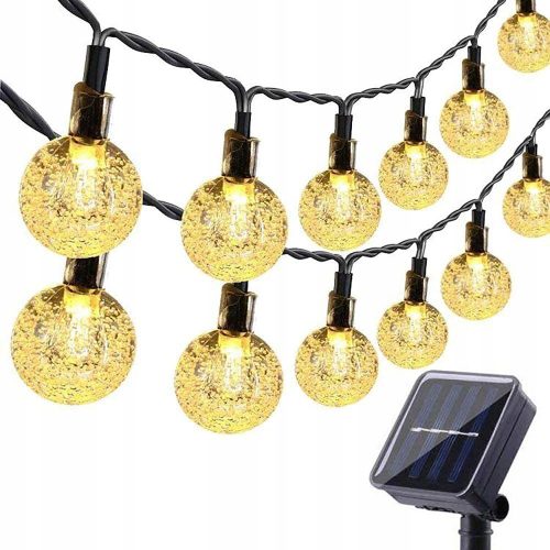  GIRLANDE SOLAR GARTENLAMPEN 50 LED-KUGELN 9,5M