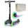  Dreirädriger Balance-Scooter mit leuchtendem Licht für Kinder