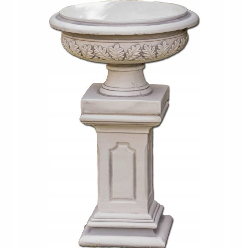  Gartenfiguren Blumentöpfe aus Beton mit Sockeldekoration