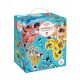  Puzzle CzuCzu Puzzlove 60 Teile Puzzlove CzuCzu Tiere Weltkarte 491927