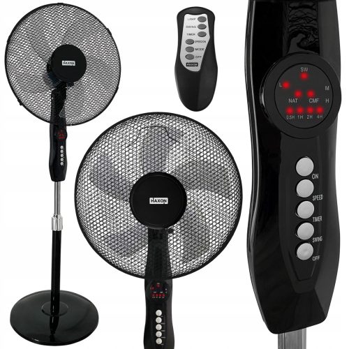  Haxon DAX Standventilator schwarz