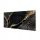Glasscheibe 50 x 100 x 4 mm, gehärtetes Glas, schwarz poliert
