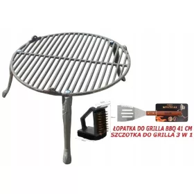  Gusseisen-Gitterrost auf Beinen Garten Feuerstelle