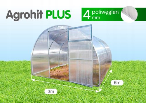 Gewächshaus Agro-Star-Gewächshaus 6 x 3 m x 200 cm