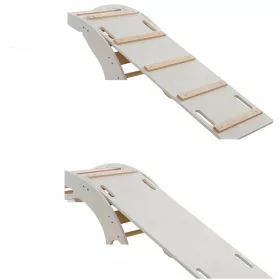    RUTSCHE / weiße Rutsche KIDS Montessori für die KIDS WALL Wippe