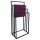 Badezimmer-Kleiderbügel Freistehende Bar Szpak 45x94 cm schwarz
