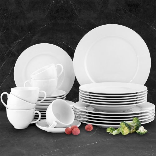 Abendessenservice Konsimo MUSCARI Tafel- und Kaffeeservice, 30-tlg.