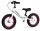  Cariboo Adventure Laufrad 12" Weiß, Pink