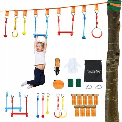 Spielplätze im Garten ROPE PARK für Kinder, Slackline-Set für den Garten