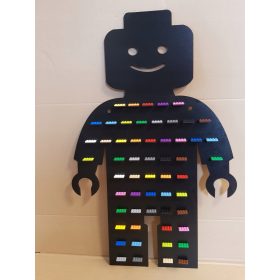  LUDZIK XL Regal für Figuren, Blöcke, 56 Plätze, Regal