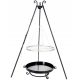 GARTENGRILL DREIBEIN INOX ROST + KAMIN 60CM