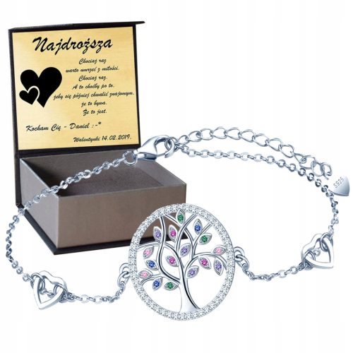  Mennica Świdnicka IUML0050 Silberarmband. 925 20,5 cm