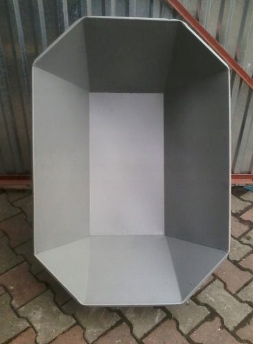 Bemalte japanische Trolley-Schubkarre, 200 l