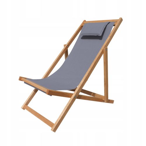 Sonnenliegen und Garten und Terrasse Meblo-Styl-Liegestuhl, graues Holz