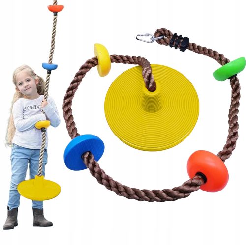 Spielplätze im Garten Kletterseilschaukel Spielplatz 45110 rot