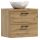 LUNA 50 Badezimmerschrank mit Arbeitsplatte und Waschbecken