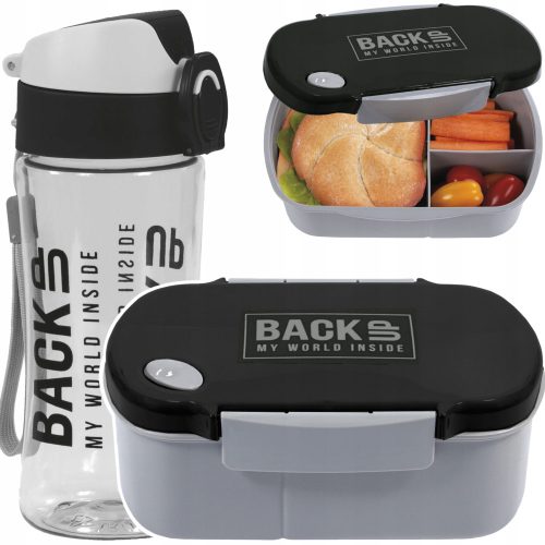  BackUP BUNCHBOX Lunchbox mit 3 Fächern, BPA-frei