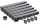 LINIENENTWÄSSERUNG H105-Gitter VERZINKTES SET 6 m