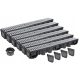 LINIENENTWÄSSERUNG H105-Gitter VERZINKTES SET 6 m