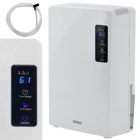    EBERG ZAG Luftentfeuchter, Feuchtigkeitsabsorber, UV-Lampe, TiO2-Filter, 2,2 l