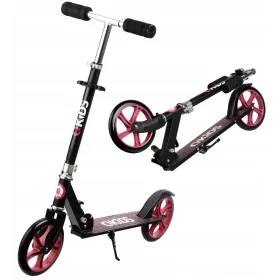 QKids HUBA00001 Zweiradroller Schwarz, Pink