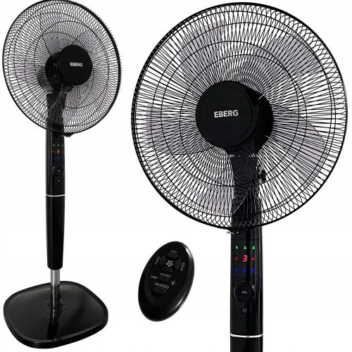 Ventilatoren für Hause EBERG Ron Bodenventilator schwarz
