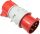  Hermetische Tarel-Steckdose, rot