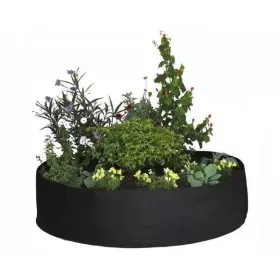    Perfectlife Blumentopf 127 cm x 127 x 30 cm, schwarzer Kunststoff