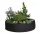  Perfectlife Blumentopf 127 cm x 127 x 30 cm, schwarzer Kunststoff