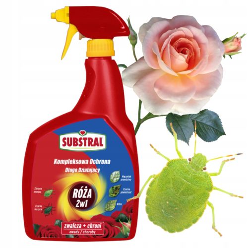 Substral Kompleksowa Ochrona 2w1 dla Róż i Rododendronów - Spray 800ml