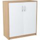  Matkam K2DBIAŁYSONOMAMATKAM Kommode 74,01 x 35 x 85 cm weiß, Sonoma-Eiche matt