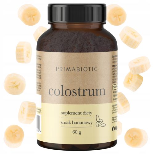 PRIMABIOTIC Kolostrum Bananenpulver - Natürliche Unterstützung für Ihr Immunsystem, 60g