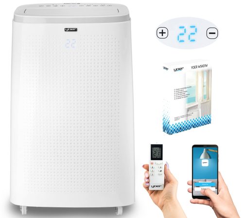 4in1 Yoer 4200W WiFi tragbare Klimaanlage 60m2
