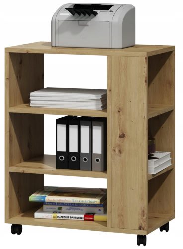  Matkam PER Bücherregal 60 x 74 x 40 cm, Artisan-Eiche
