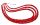  Kiara Perlen 53 cm rot