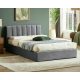  MONTREAL VELVET Polsterbett 160x200 grau