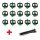  360°-Rotations-Mikrosprinkler-KIT, Durchfluss 90 l/h