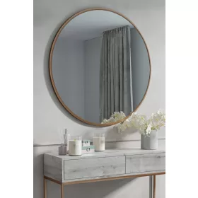  Runder großer Industriestahlspiegel Goa 150cm