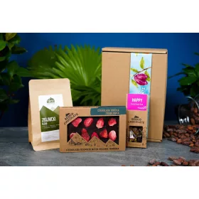  Geschenkset mit Kaffee, Tee und Schokolade