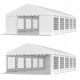 Gartenpavillon, Zelte - Sommerzelt 5 mx 10 m