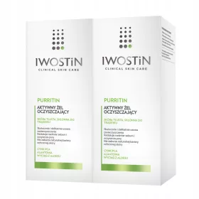   IWOSTIN PURRITIN Aktiver Reinigungsgel für die tägliche Pflege bei akneanfälliger Haut, 150 ml