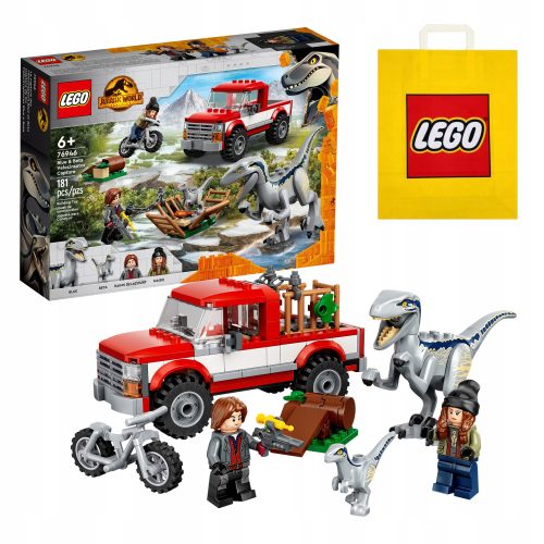  LEGO Jurassic World 76946 Capture of Velociraptors Blue und Beta + VP Papiertüte LEGO 6315792 Medium