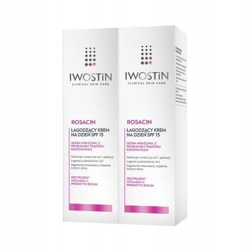 IWOSTIN ROSACIN Beruhigende Tagescreme SPF 15, Reduziert Rötungen