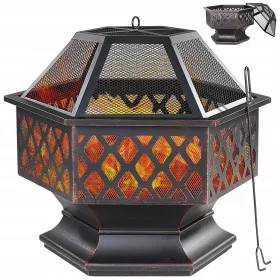  Gardebruk Kaminfeuer Feuerschale Feuerkorb Stahl