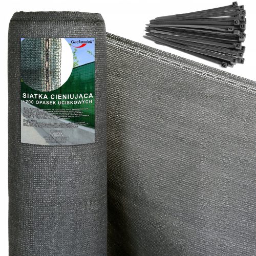Schattenabdecknetz 180g 1,5X50 m grau