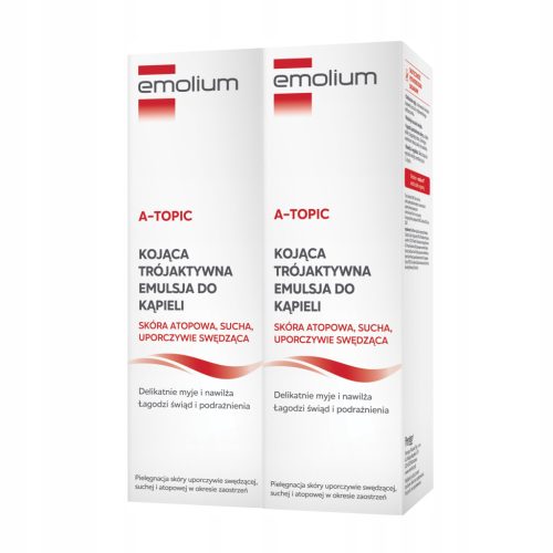 Emolium A-TOPIC Emulsionsbad für trockene und juckende Haut, 200 ml